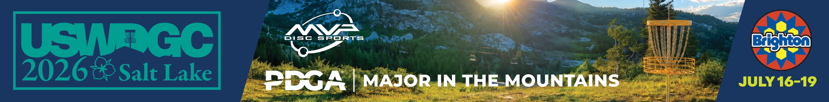 USWDGC 2026 Salt Lake — PDGA Major in the Mountains — Brighton Resort, July 16–19